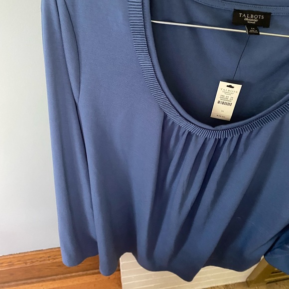 NWT Sz 1x Talbots Long Sleeve Top - Picture 6 of 6